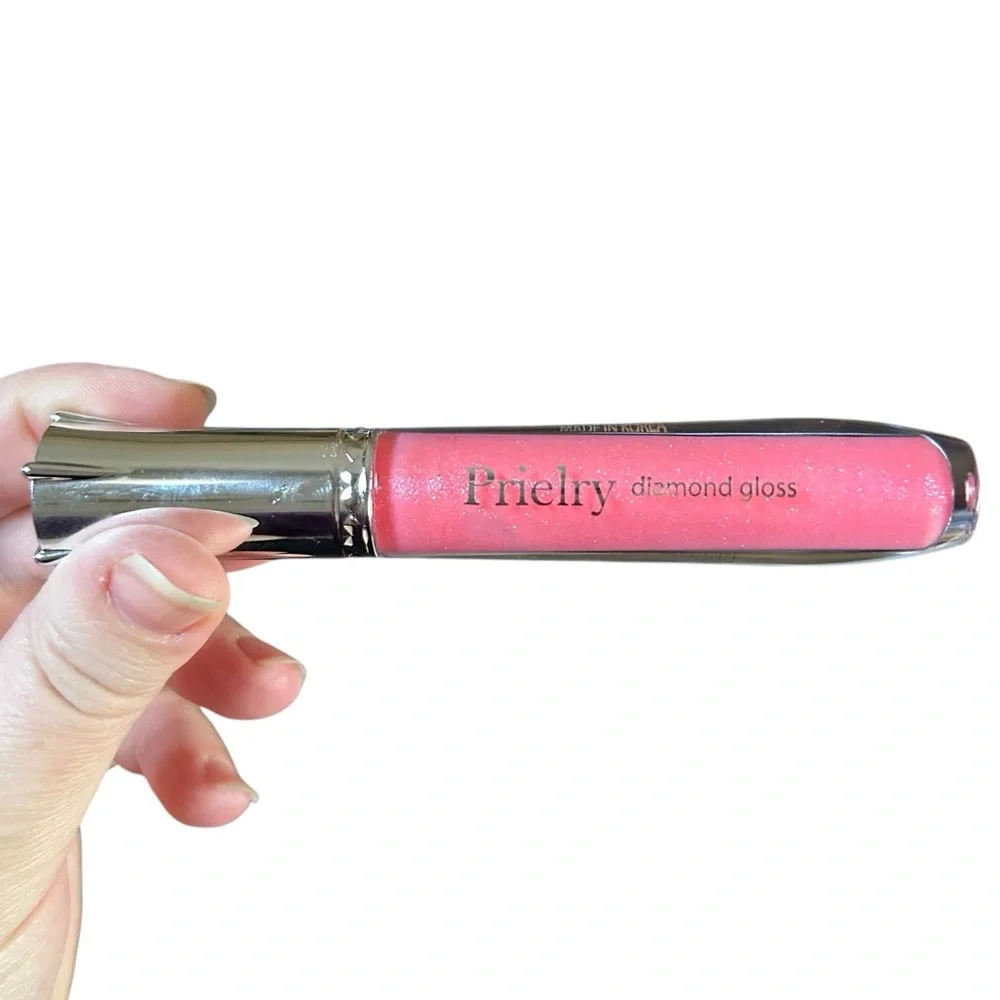 Cosline Prielry Diamond Gloss #17 Pink Sparkling Lip Gloss K-Beauty Korean NIB
